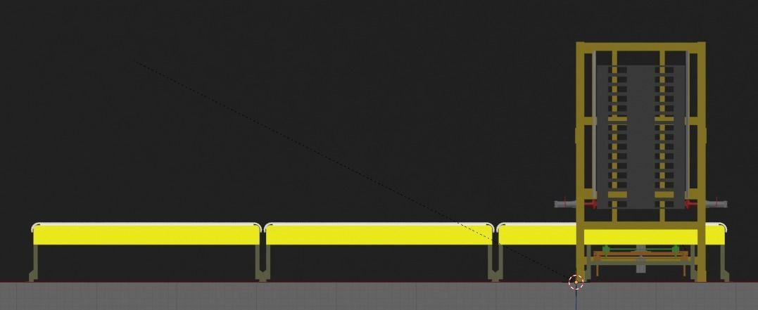 Pallet Dispenser 3D designed 3D model_3