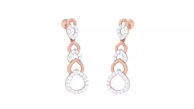 GemStone Diamond Light weight earring 02