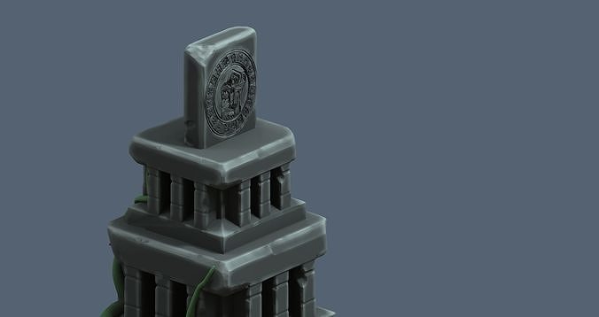 templo maya 3D model