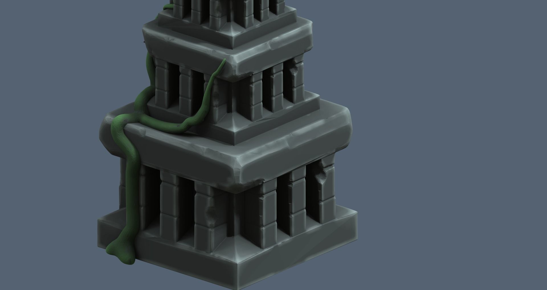 templo maya 3D model_1