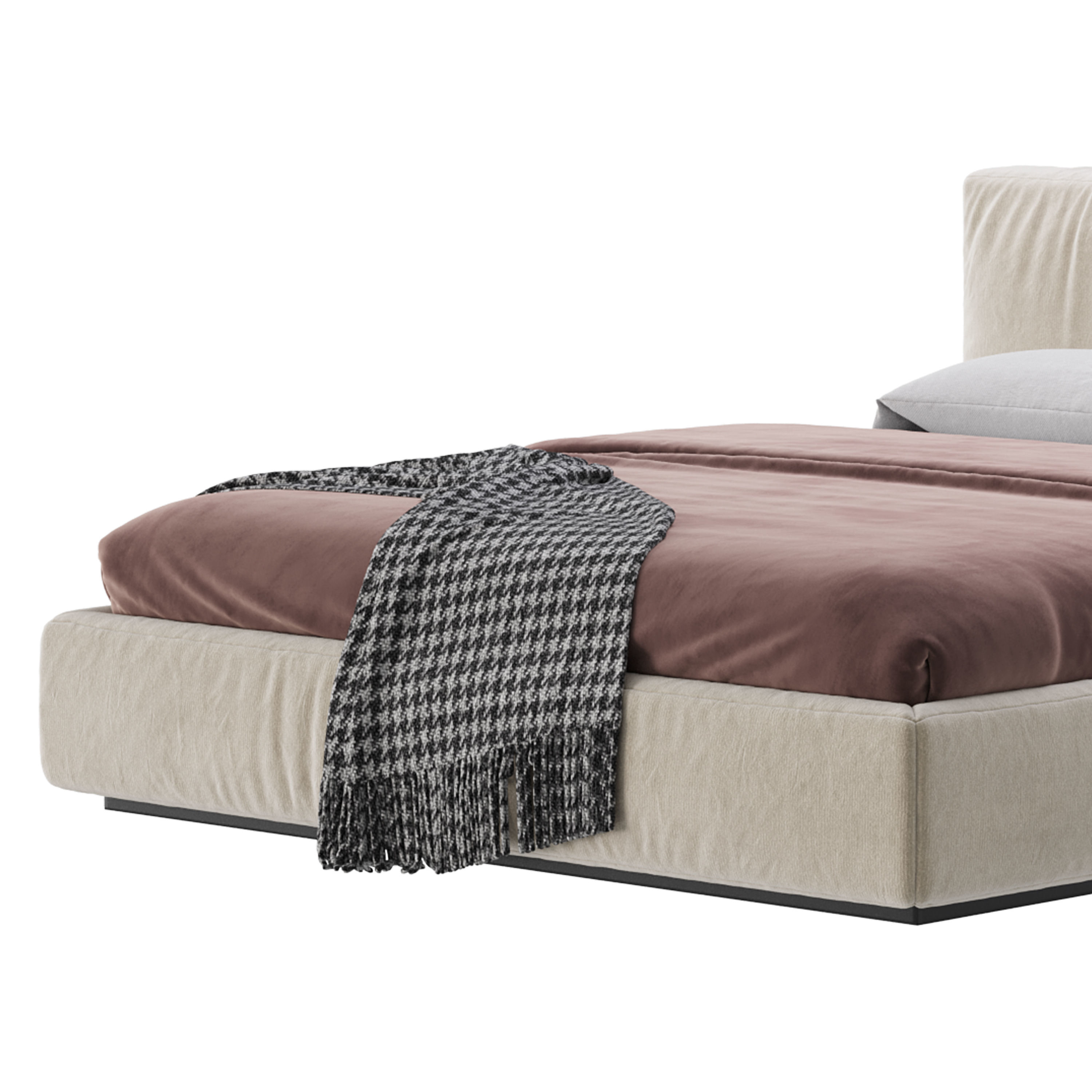 BRICK bed 3D model_1