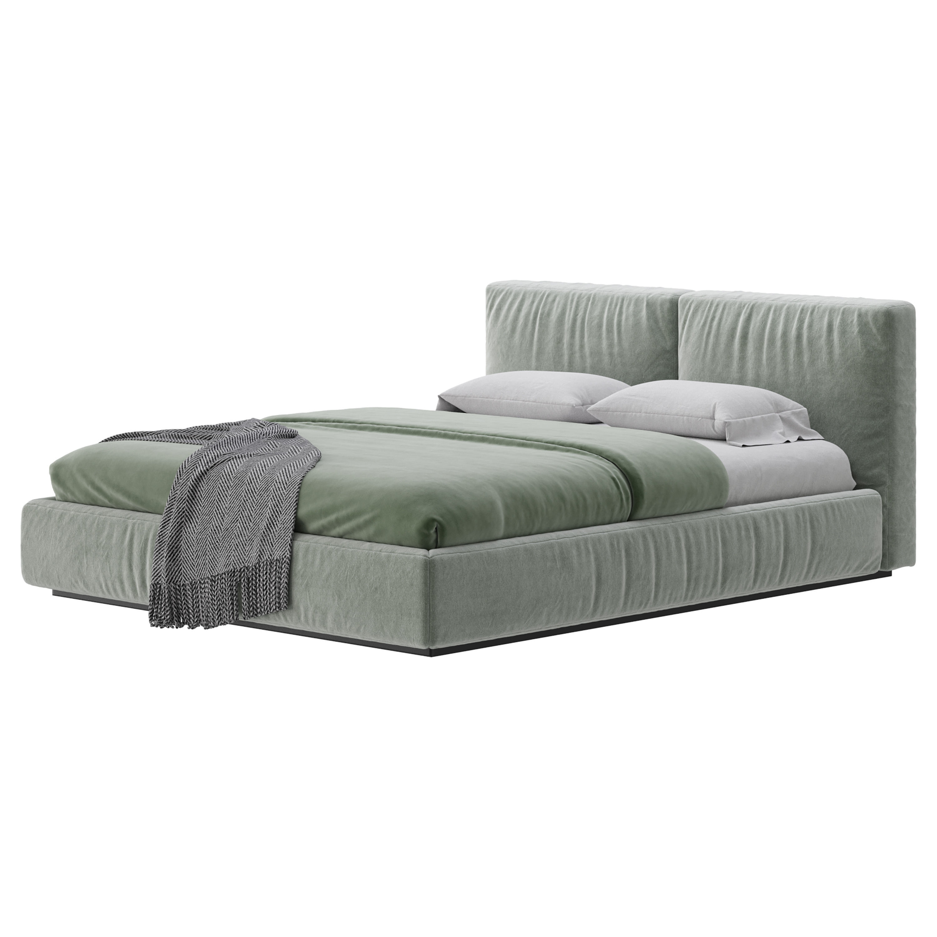 BRICK bed 3D model_3