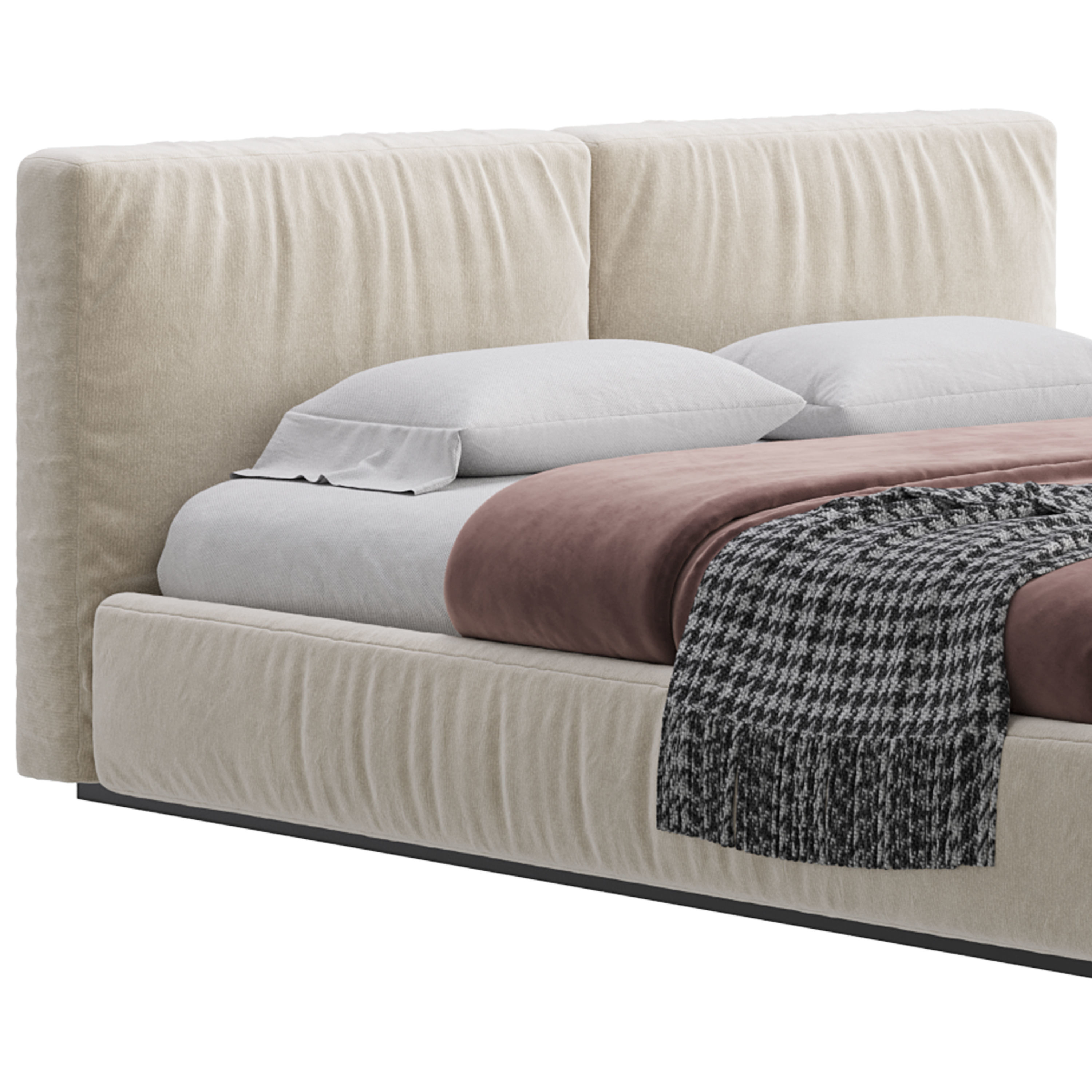 BRICK bed 3D model_13