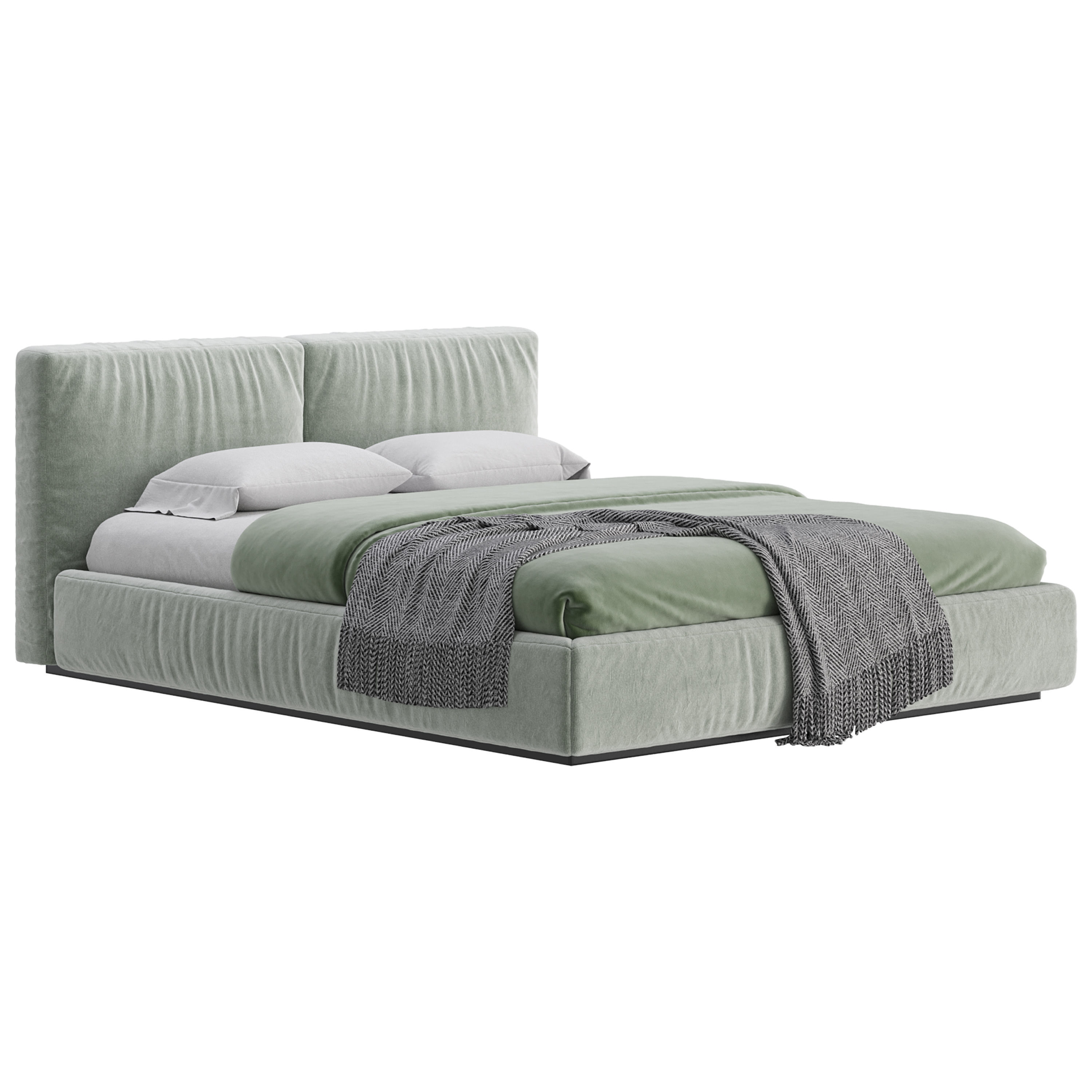 BRICK bed 3D model_6