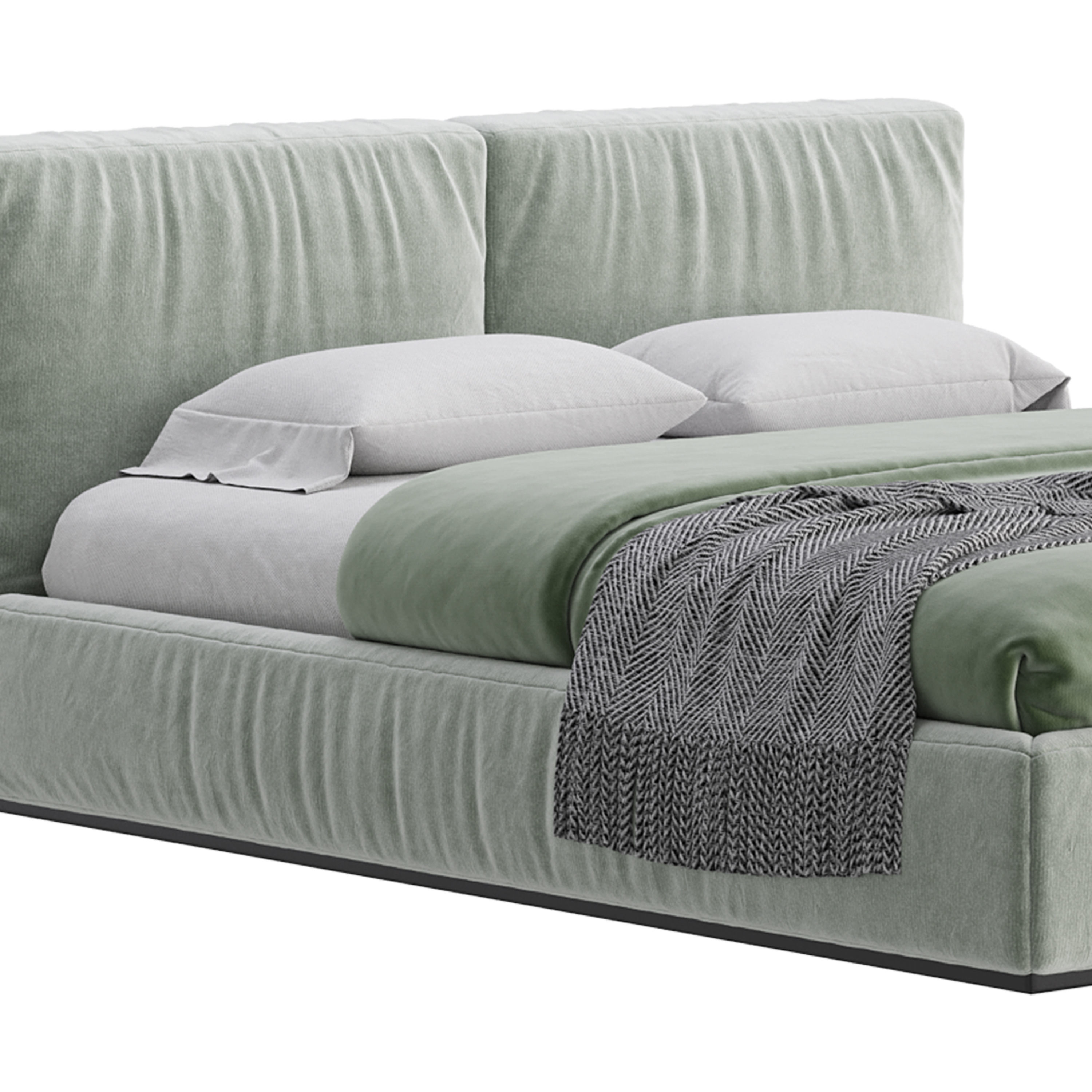 BRICK bed 3D model_8