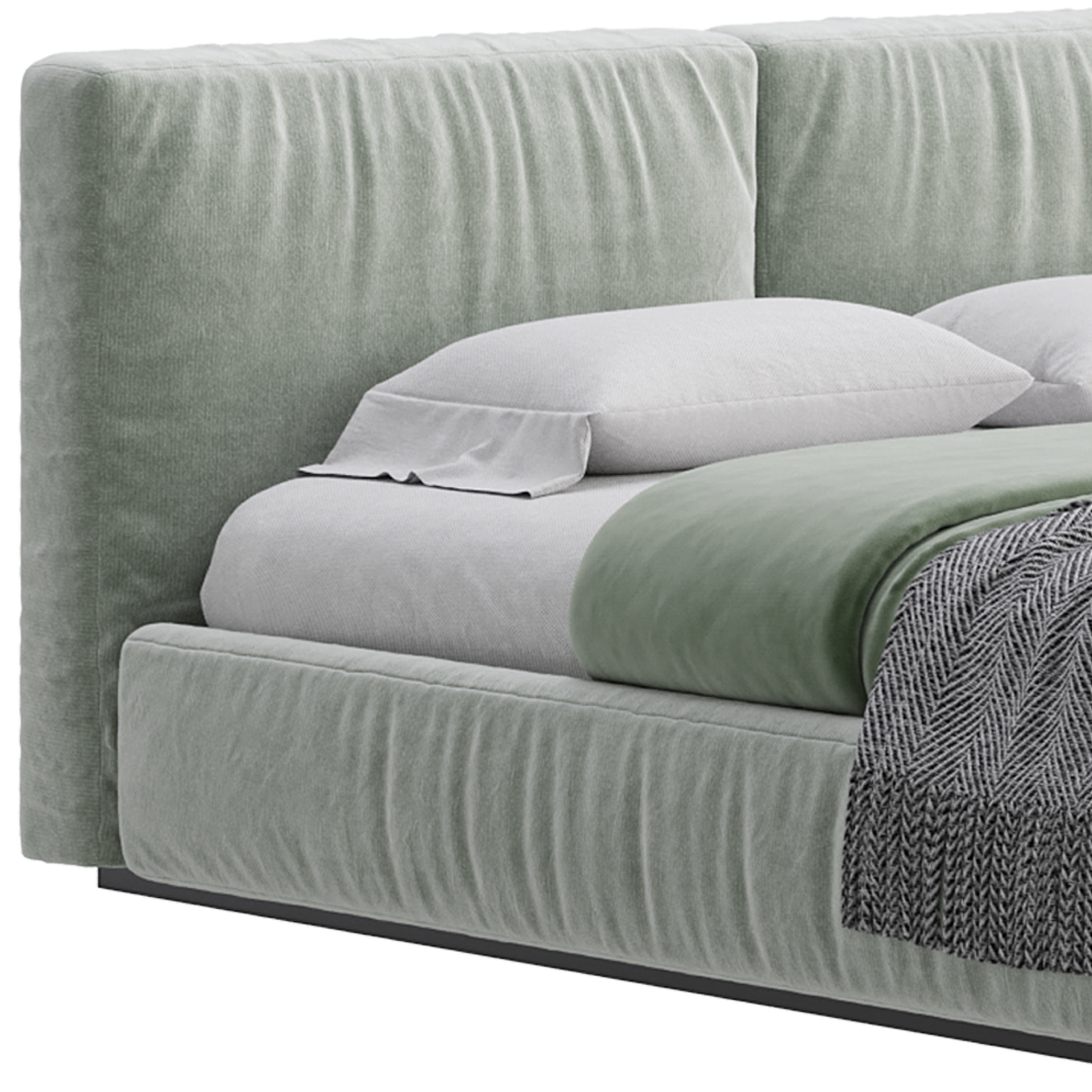 BRICK bed 3D model_7