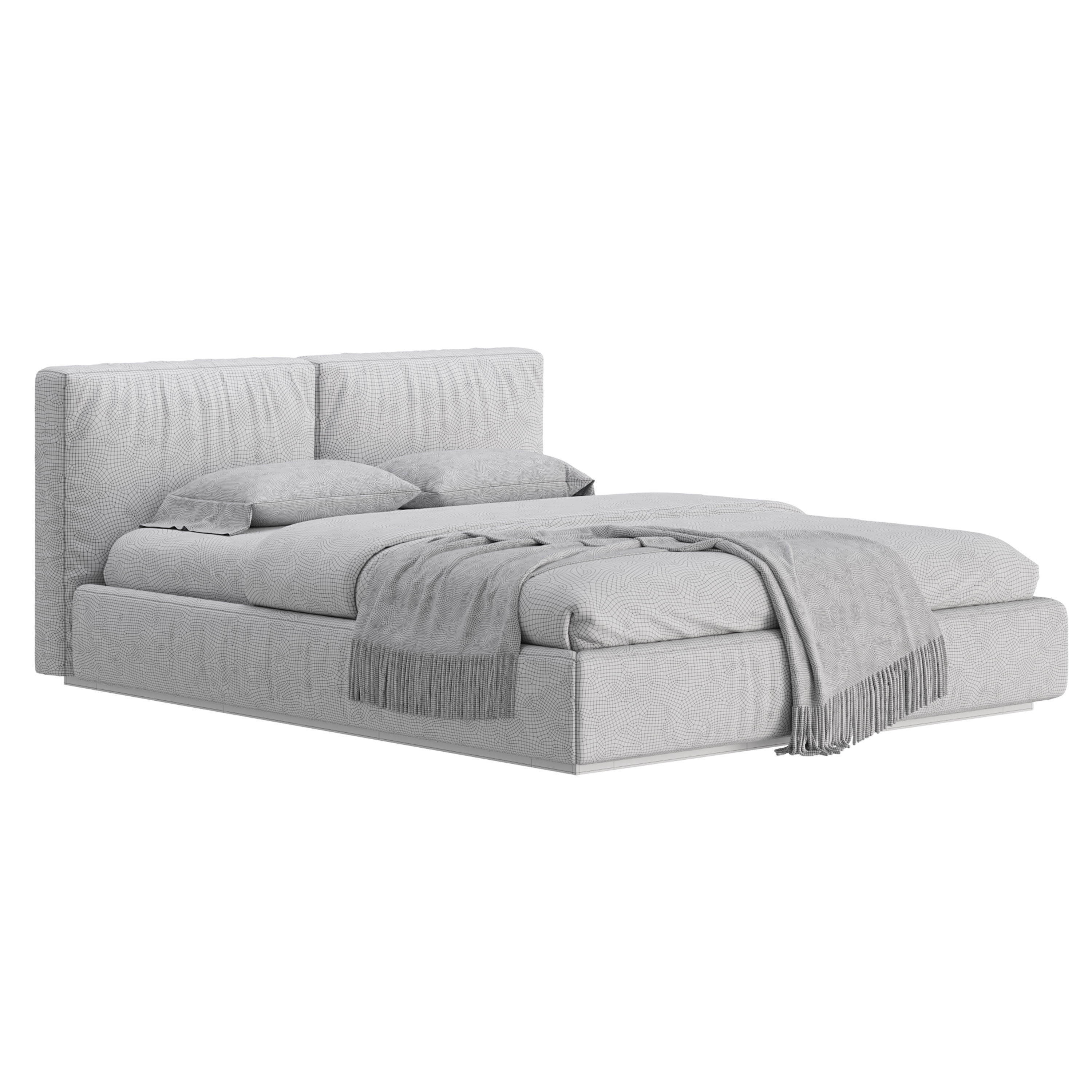 BRICK bed 3D model_14