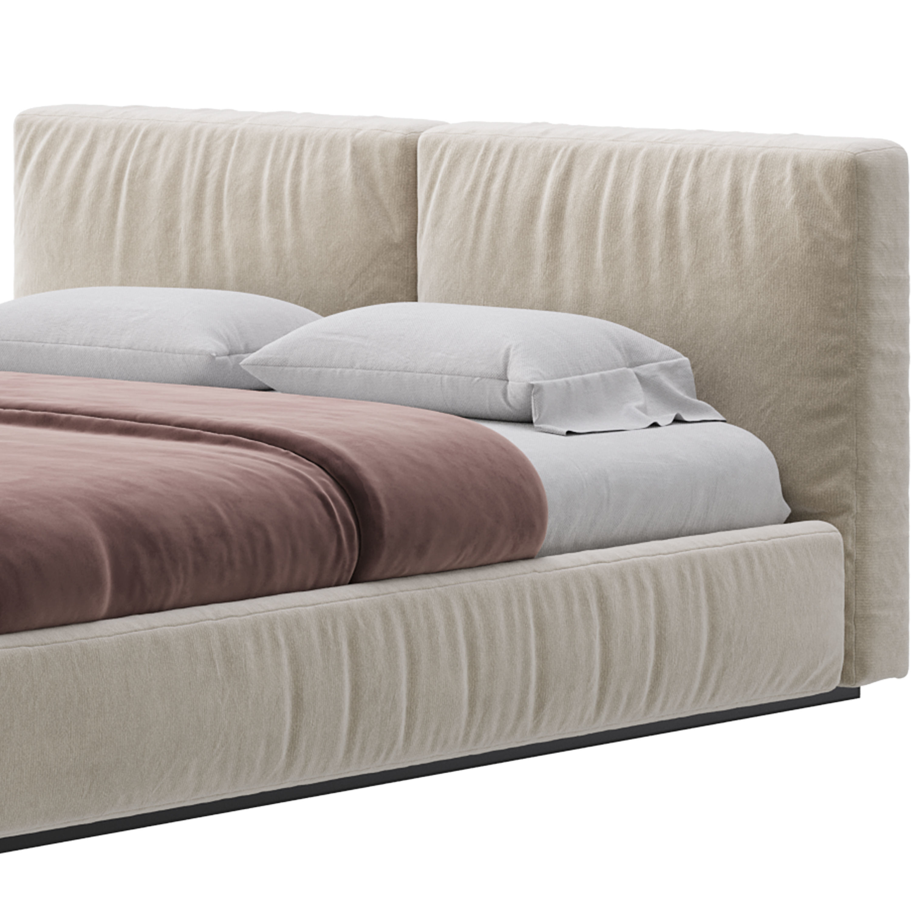 BRICK bed 3D model_2