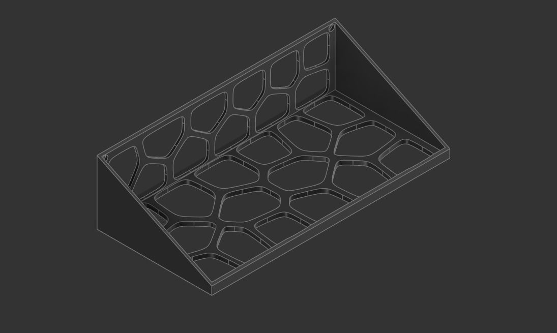 Christmas Paper Storage Rack 3D print model_3