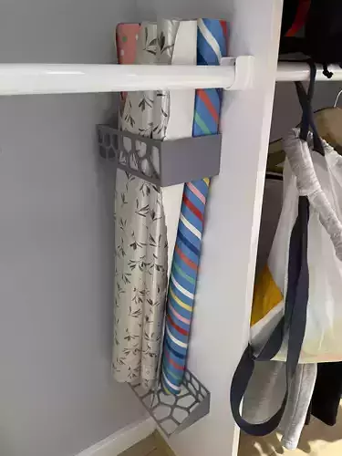 Christmas Paper Storage Rack 3D print model