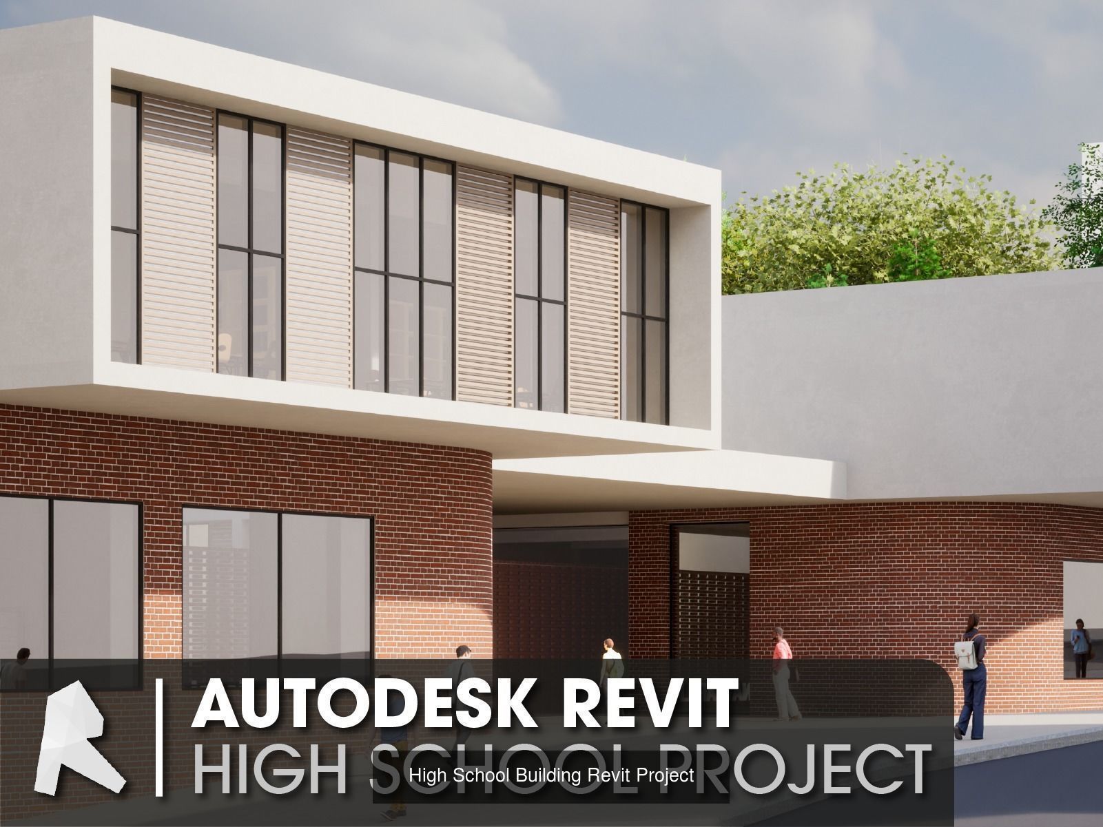 Revit Projects Collection Apartment-Museum-High School-Villa _5