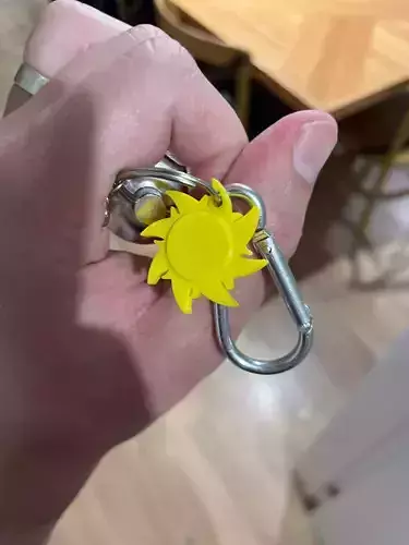 Sun and Moon Keytags 3D print model Sun and Moon Keytags 3D print model