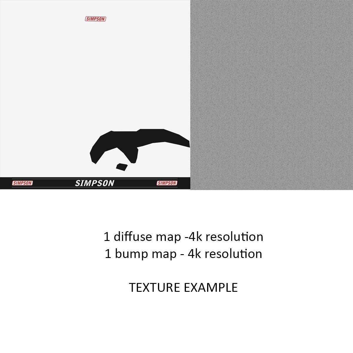 Simpson Diamondback White Low-poly 3D model_20