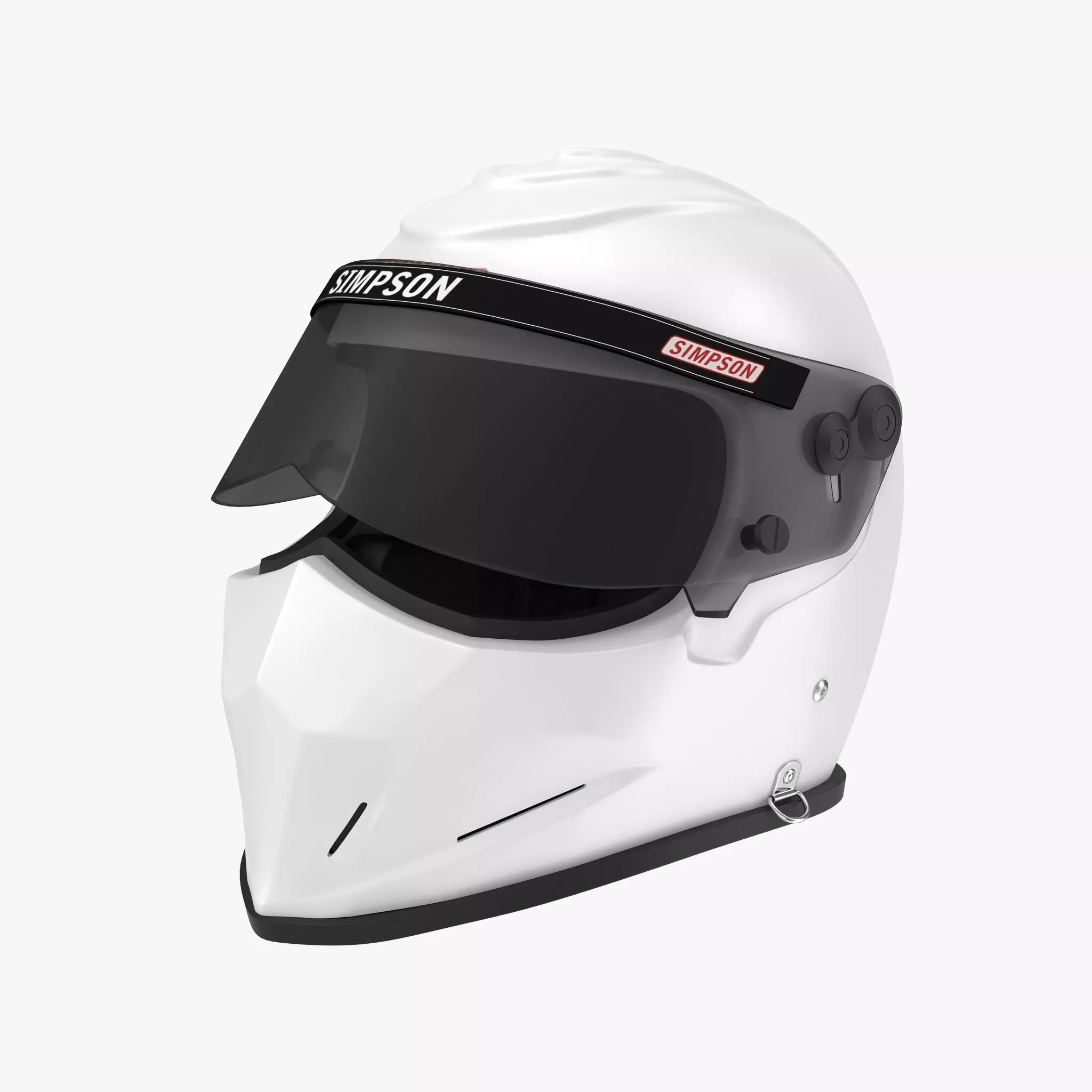 Simpson Diamondback White Low-poly 3D model_0