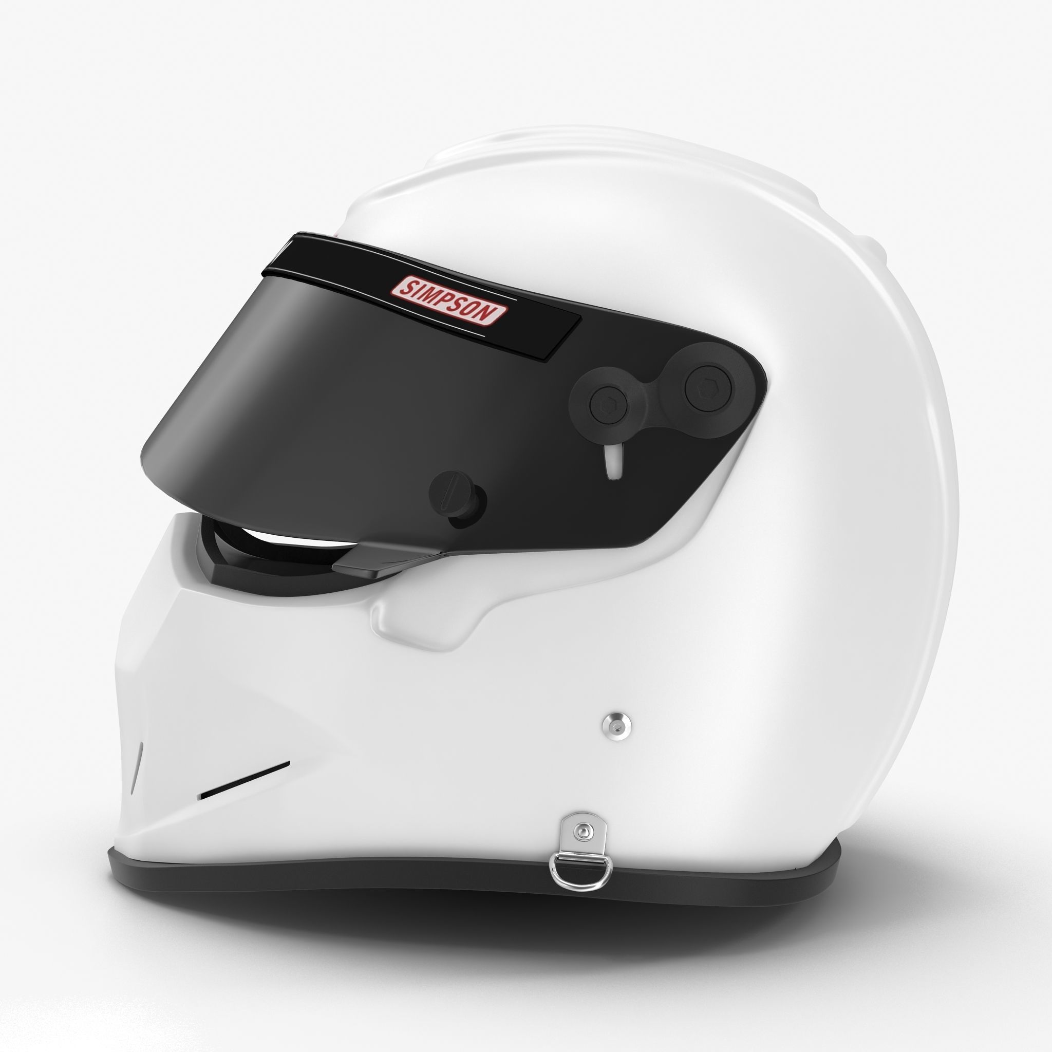 Simpson Diamondback White Low-poly 3D model_6