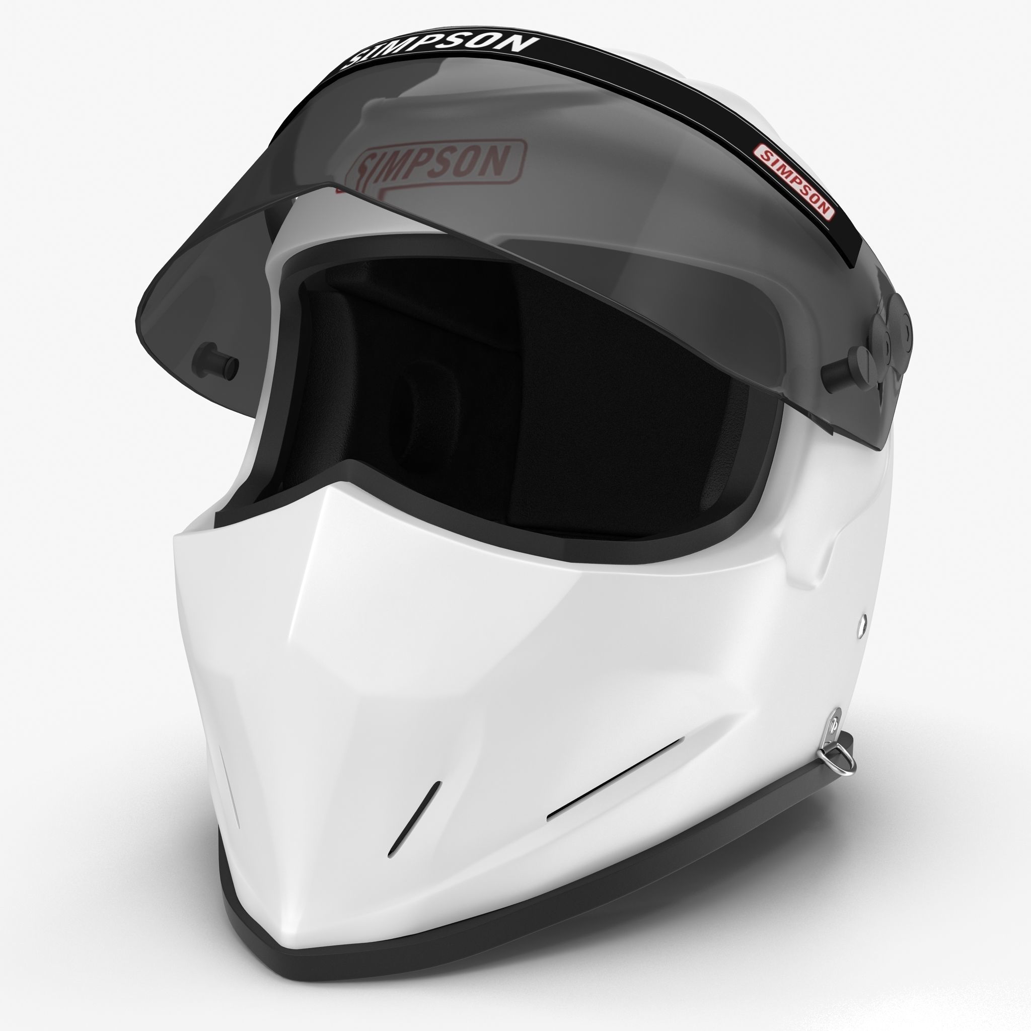 Simpson Diamondback White Low-poly 3D model_15