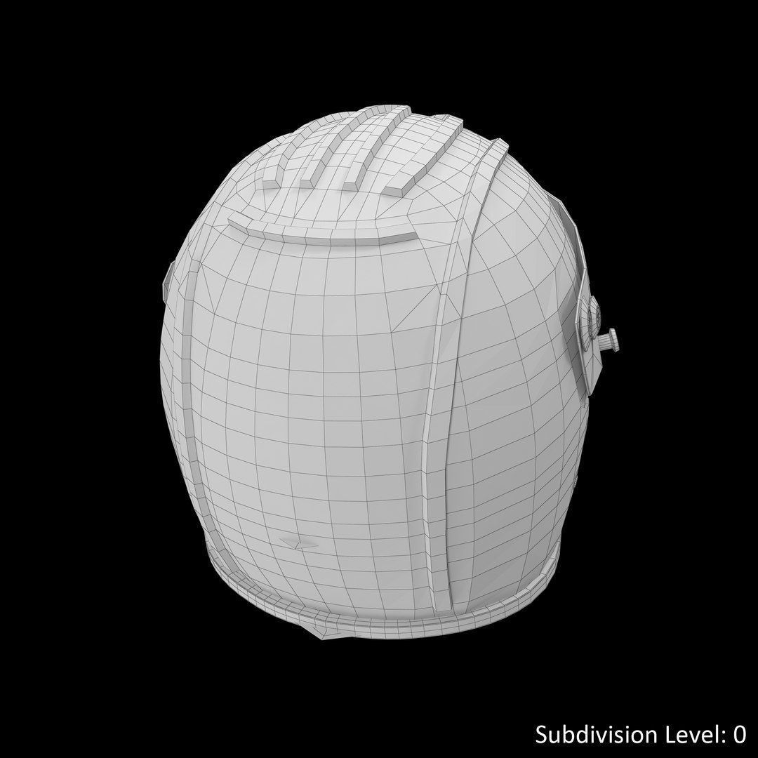 Simpson Diamondback White Low-poly 3D model_10