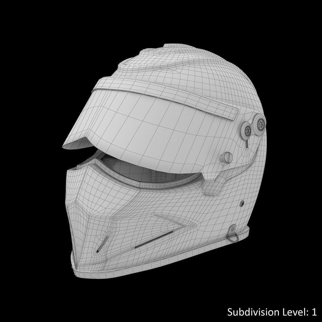 Simpson Diamondback Carbon Low-poly 3D model_5