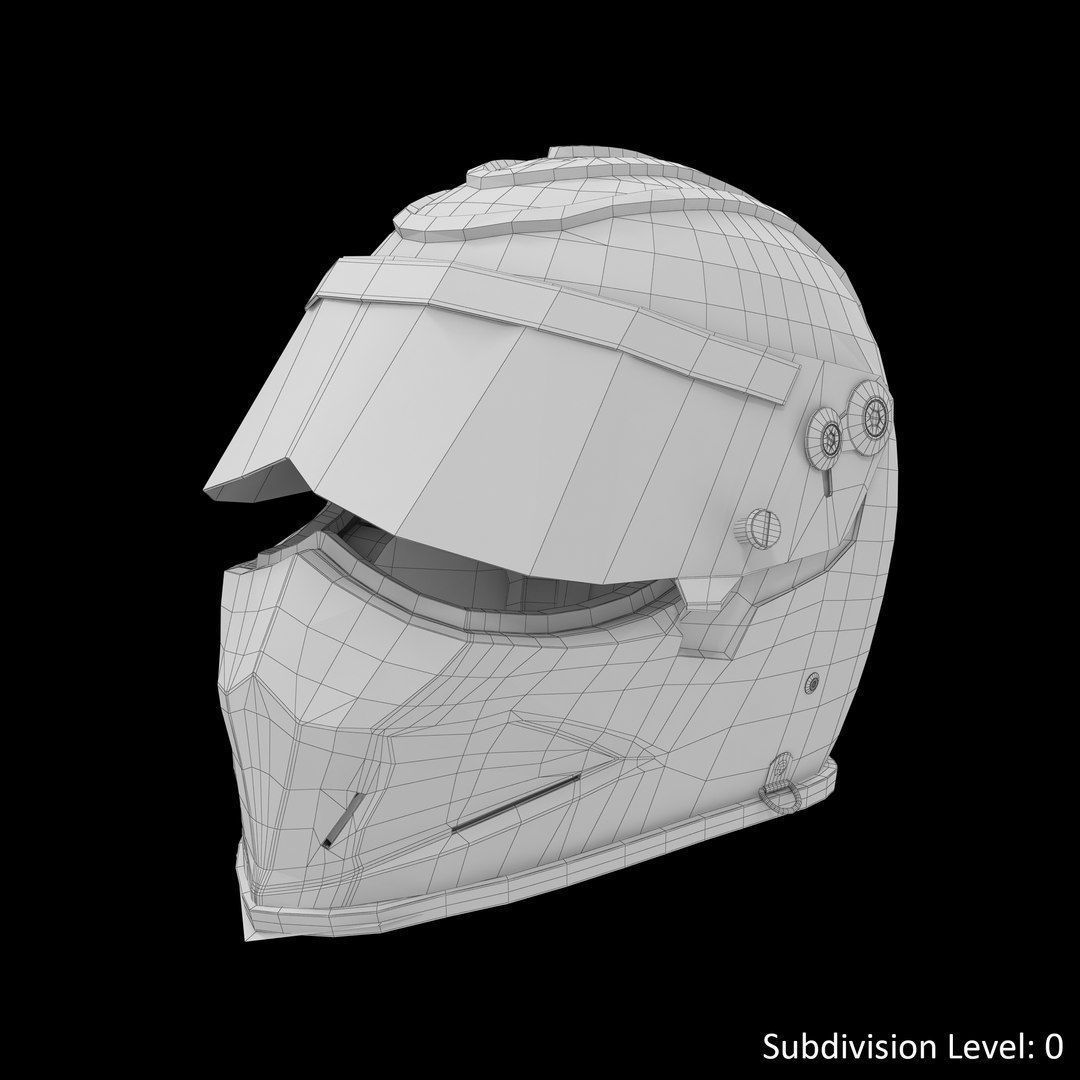 Simpson Diamondback Carbon Low-poly 3D model_4