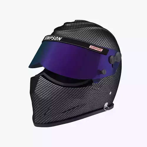 Simpson Diamondback Carbon Low-poly 3D model