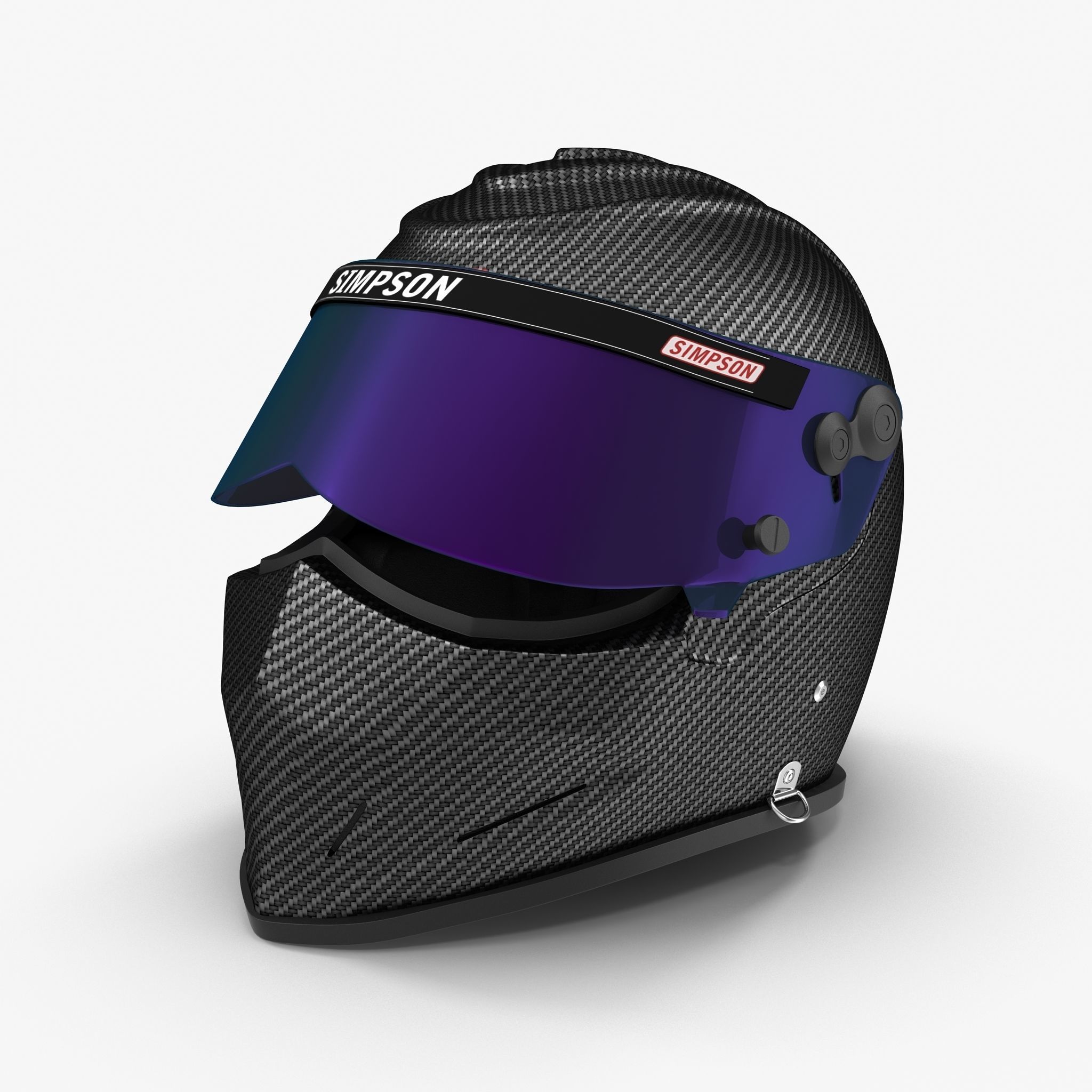 Simpson Diamondback Carbon Low-poly 3D model_1