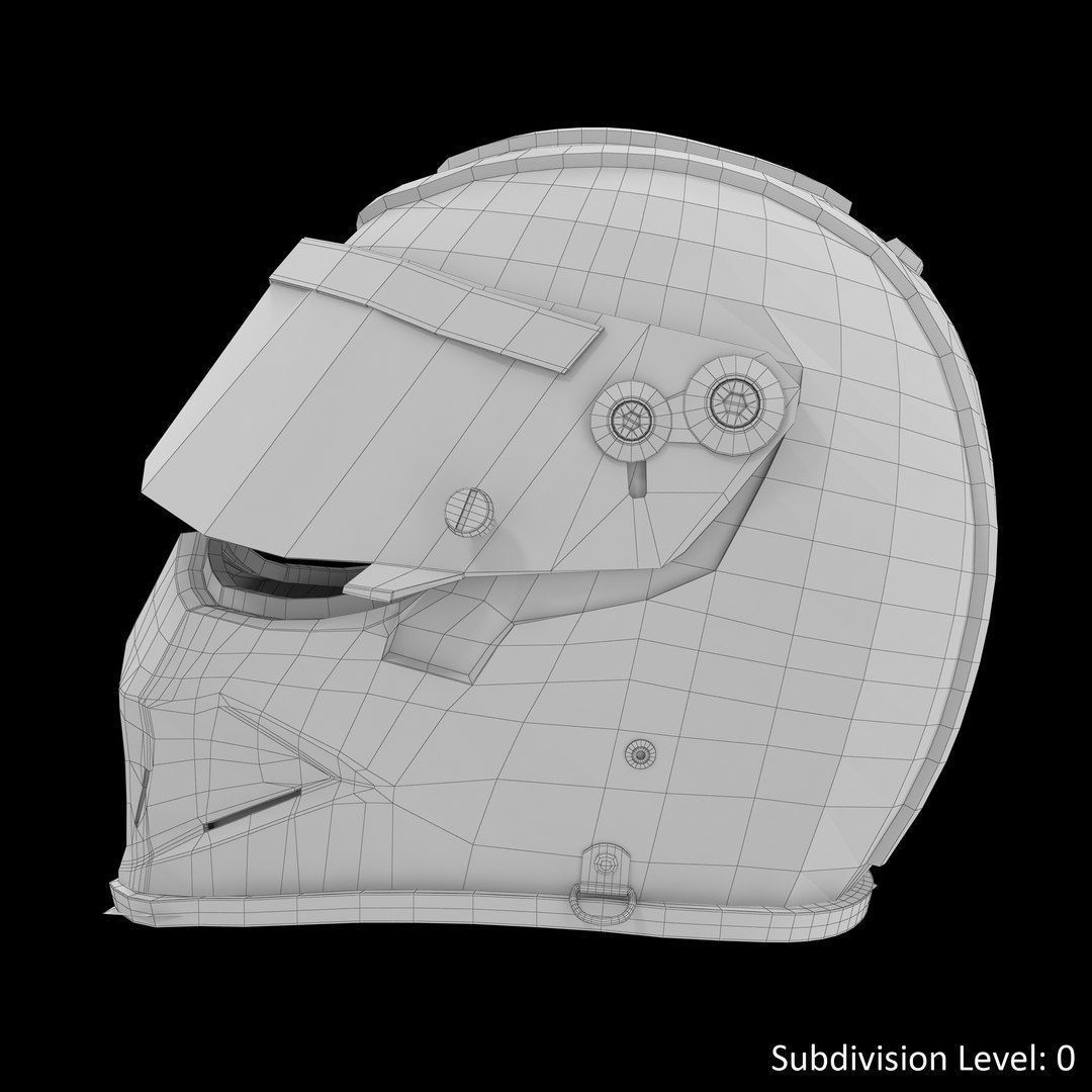 Simpson Diamondback Carbon Low-poly 3D model_7