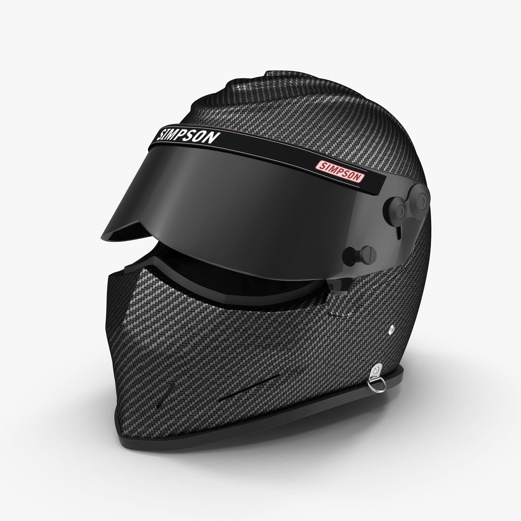 Simpson Diamondback Carbon Low-poly 3D model_2