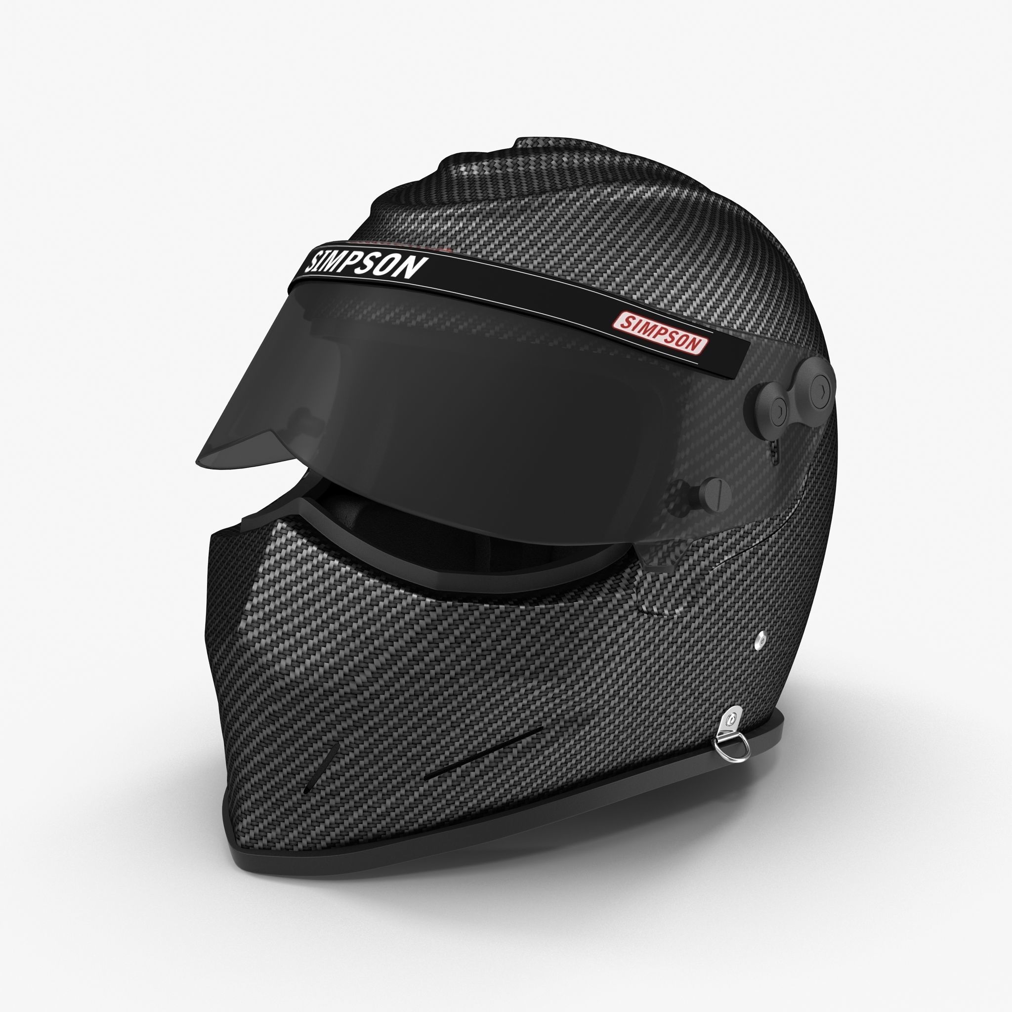 Simpson Diamondback Carbon Low-poly 3D model_3