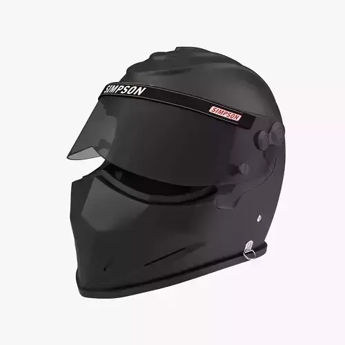 Simpson Diamondback Black Low-poly 3D model