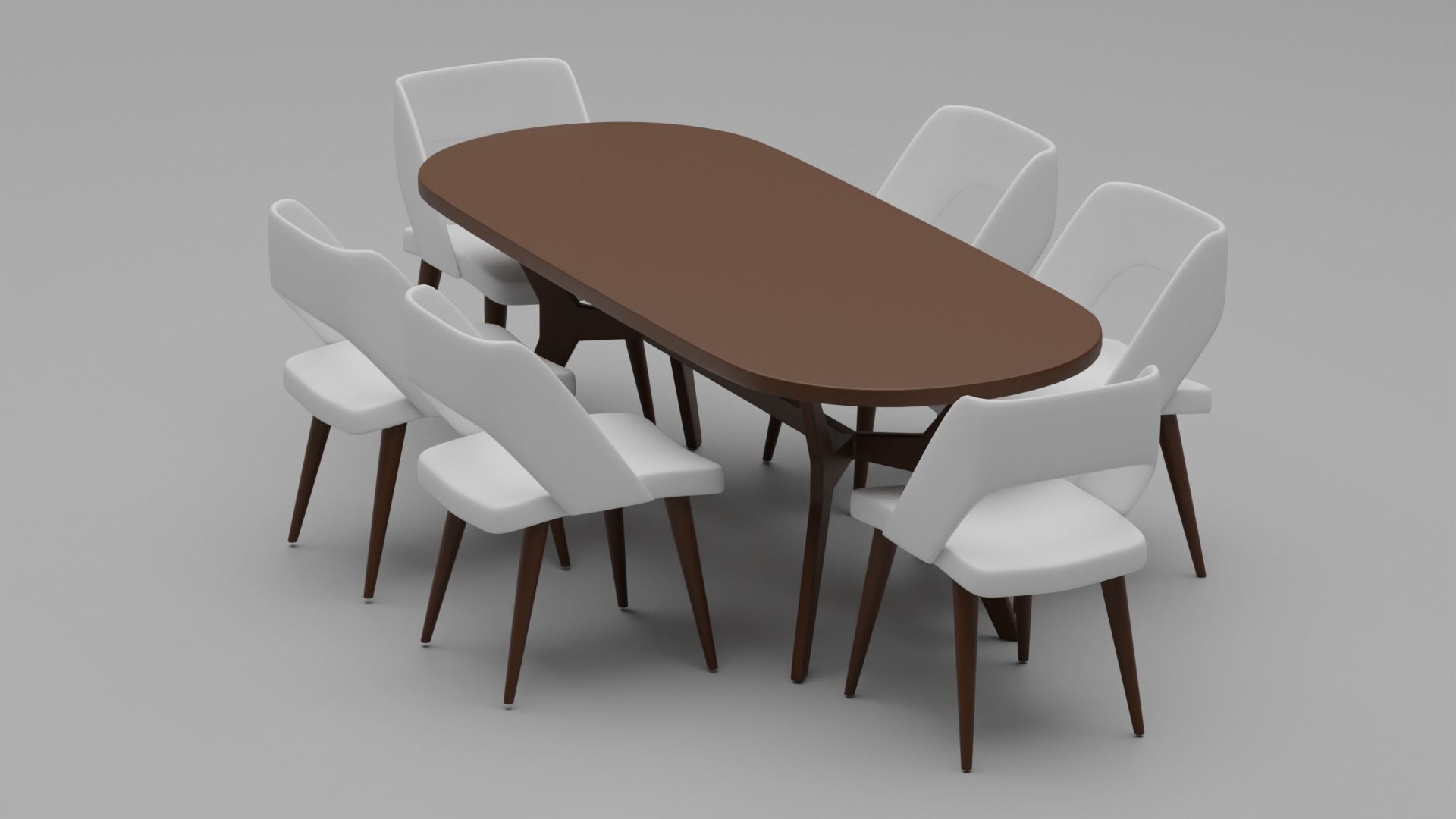 dining table 3D model_3