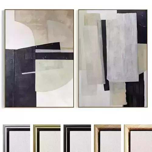 Plaster Two Photo Frame 489