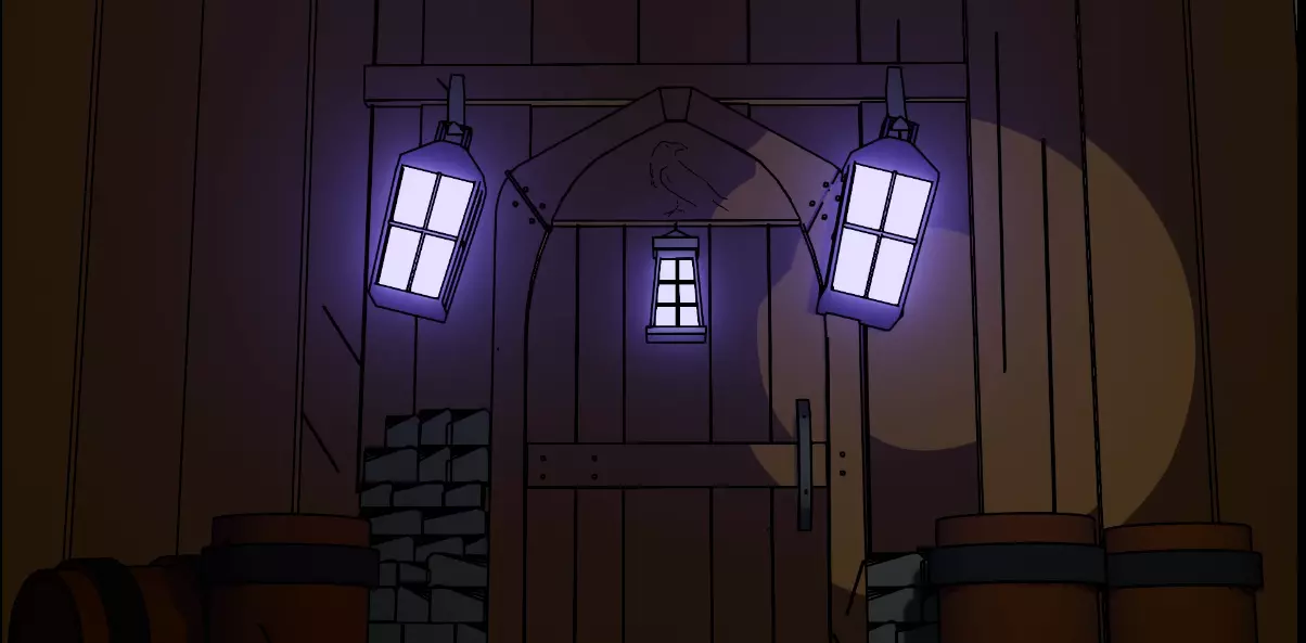 Gothic Door 3D model