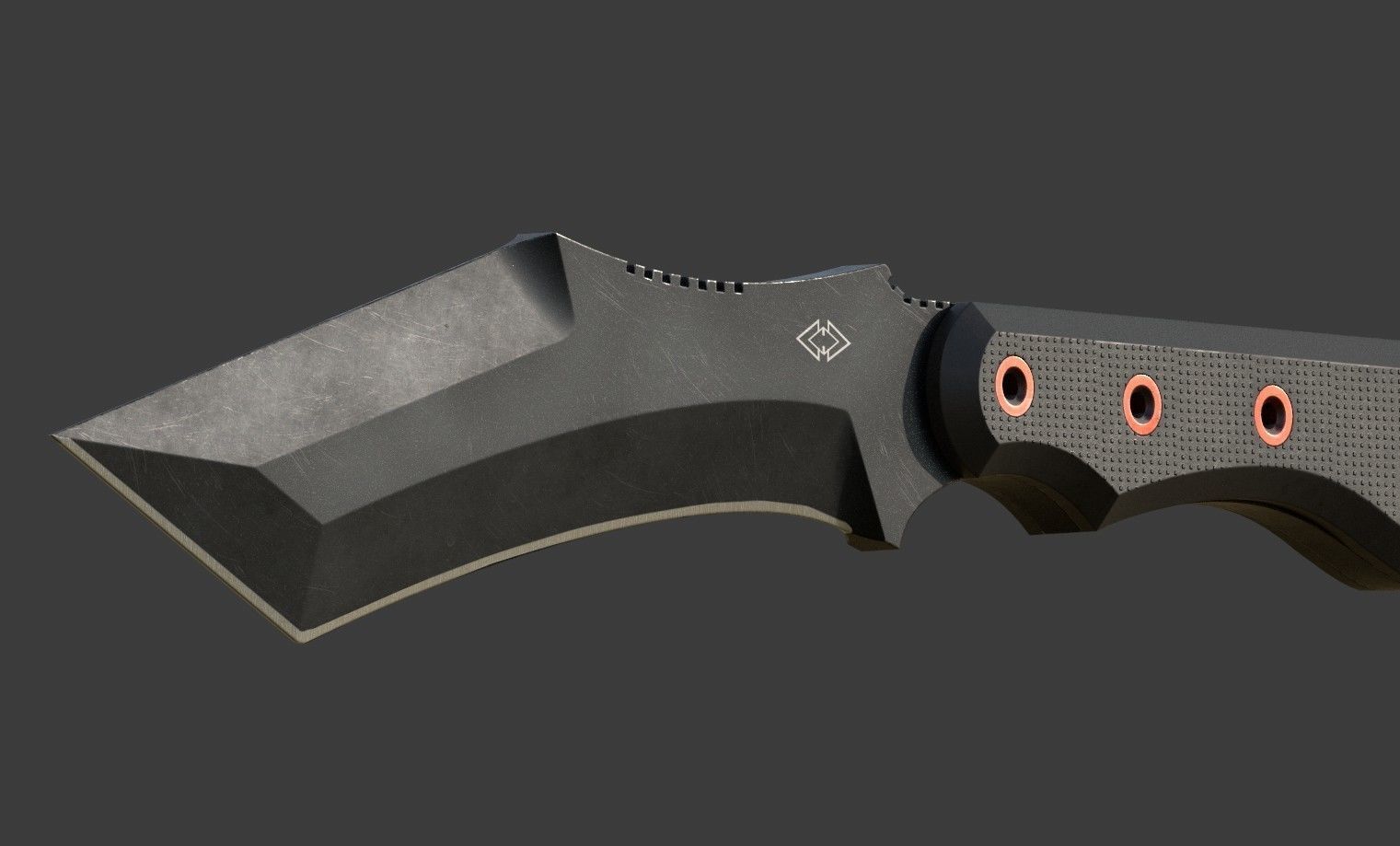 Knife-Kurki Low-poly 3D model_3