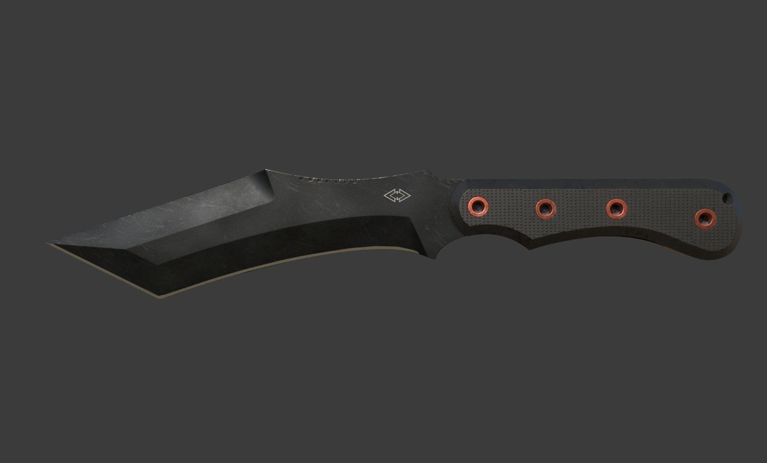 Knife-Kurki Low-poly 3D model_4