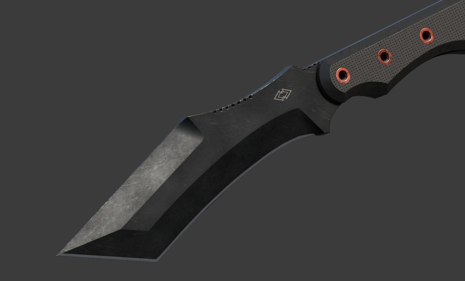 Knife-Kurki Low-poly 3D model_8