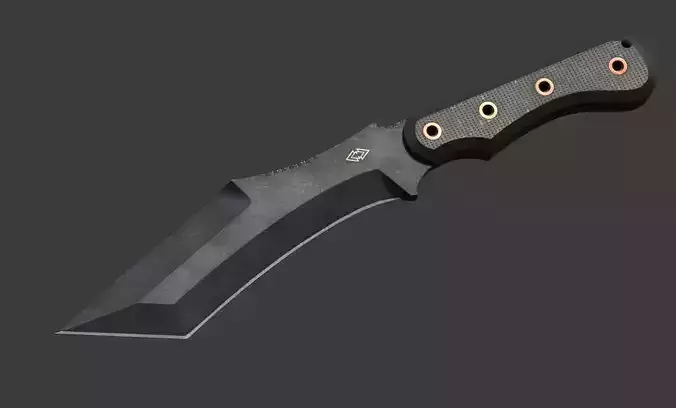 Knife-Kurki Low-poly 3D model