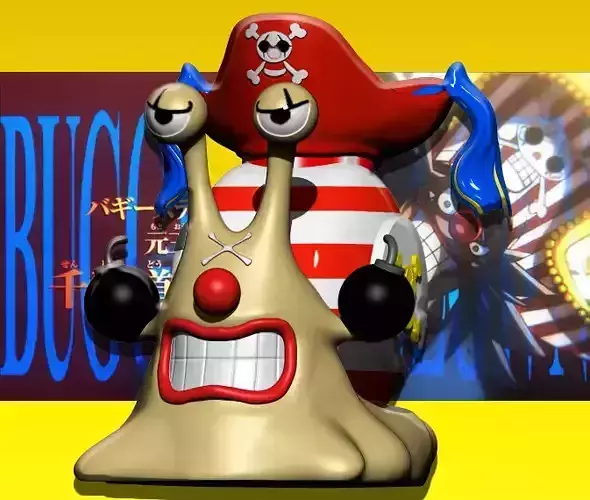 DEN DEN MUSHI - BUGGY - ONEPIECE 3D print model