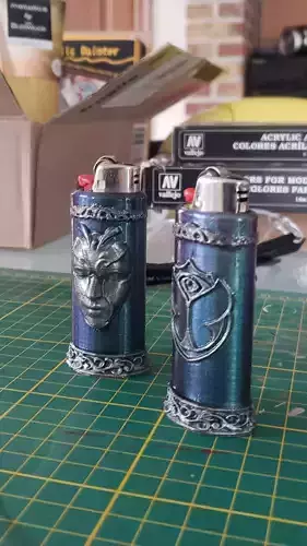 Tomorrowland Lighter BIC Cover 3D model