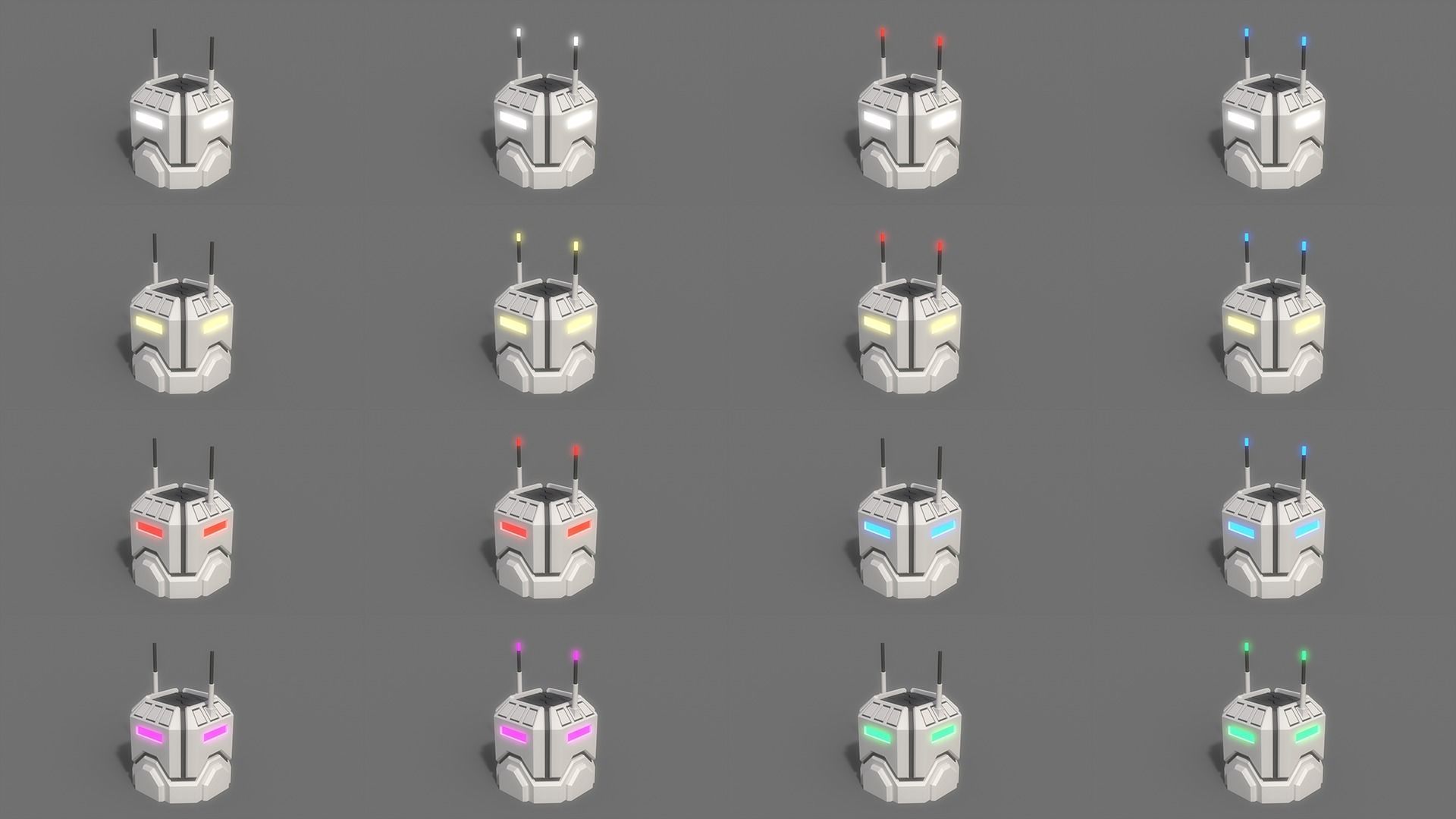 PBR Sci-Fi Building A02 Low-poly 3D model_3