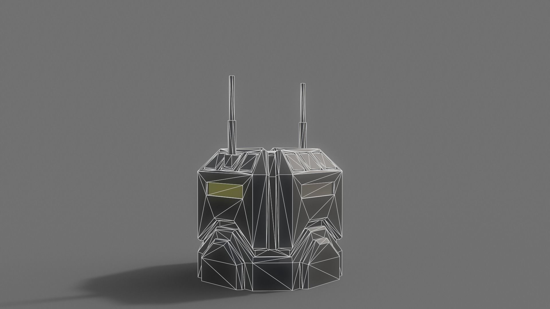 PBR Sci-Fi Building A02 Low-poly 3D model_11