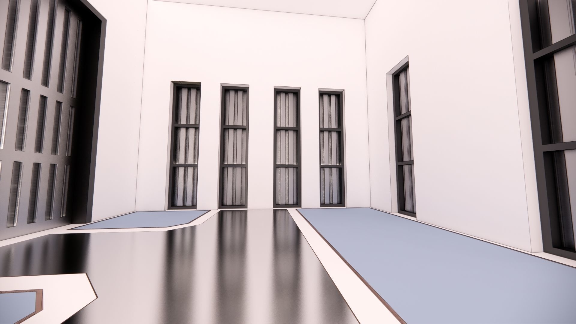 Small Electrical Substation Building in Revit 3D model_12