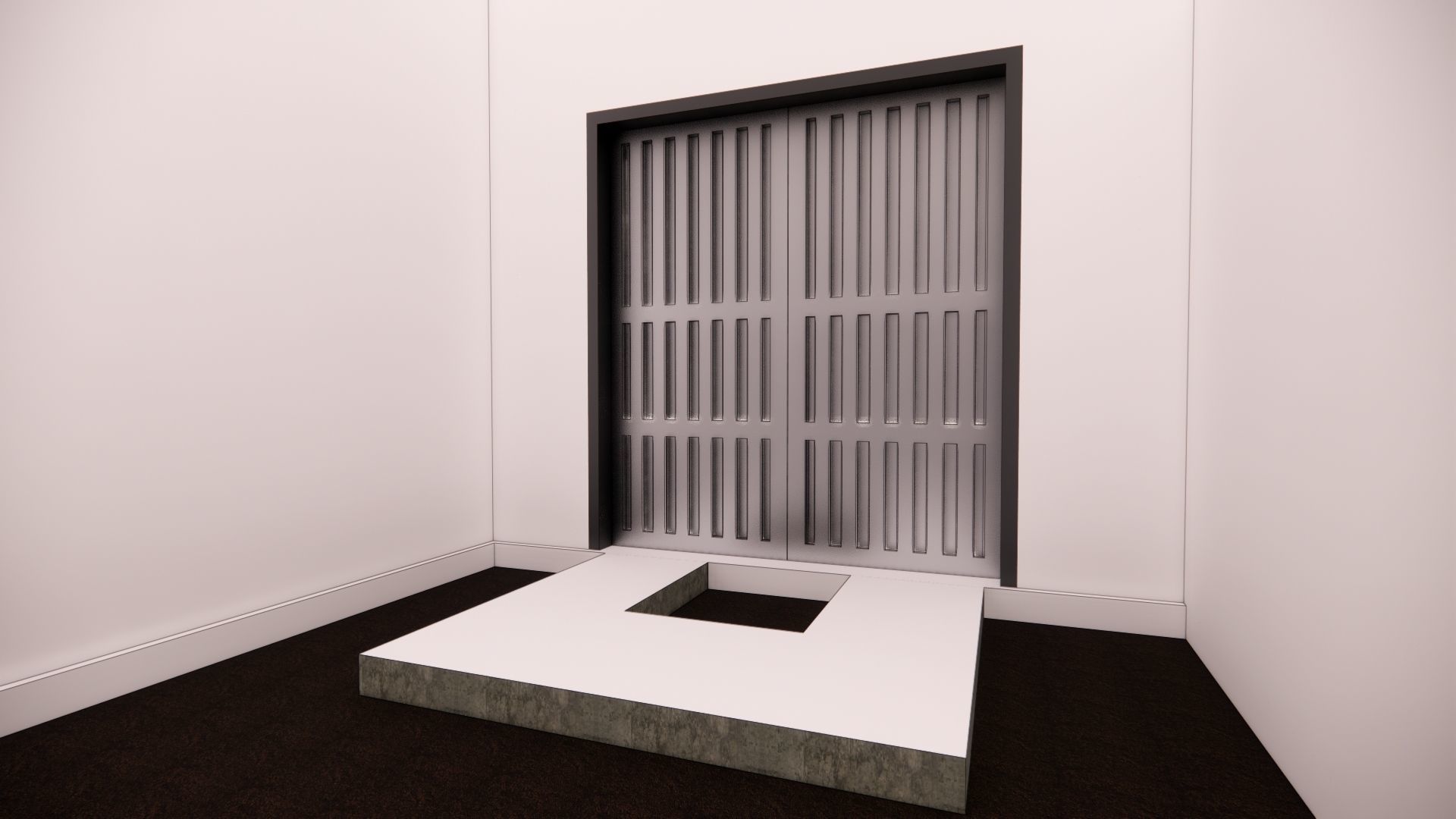 Small Electrical Substation Building in Revit 3D model_13