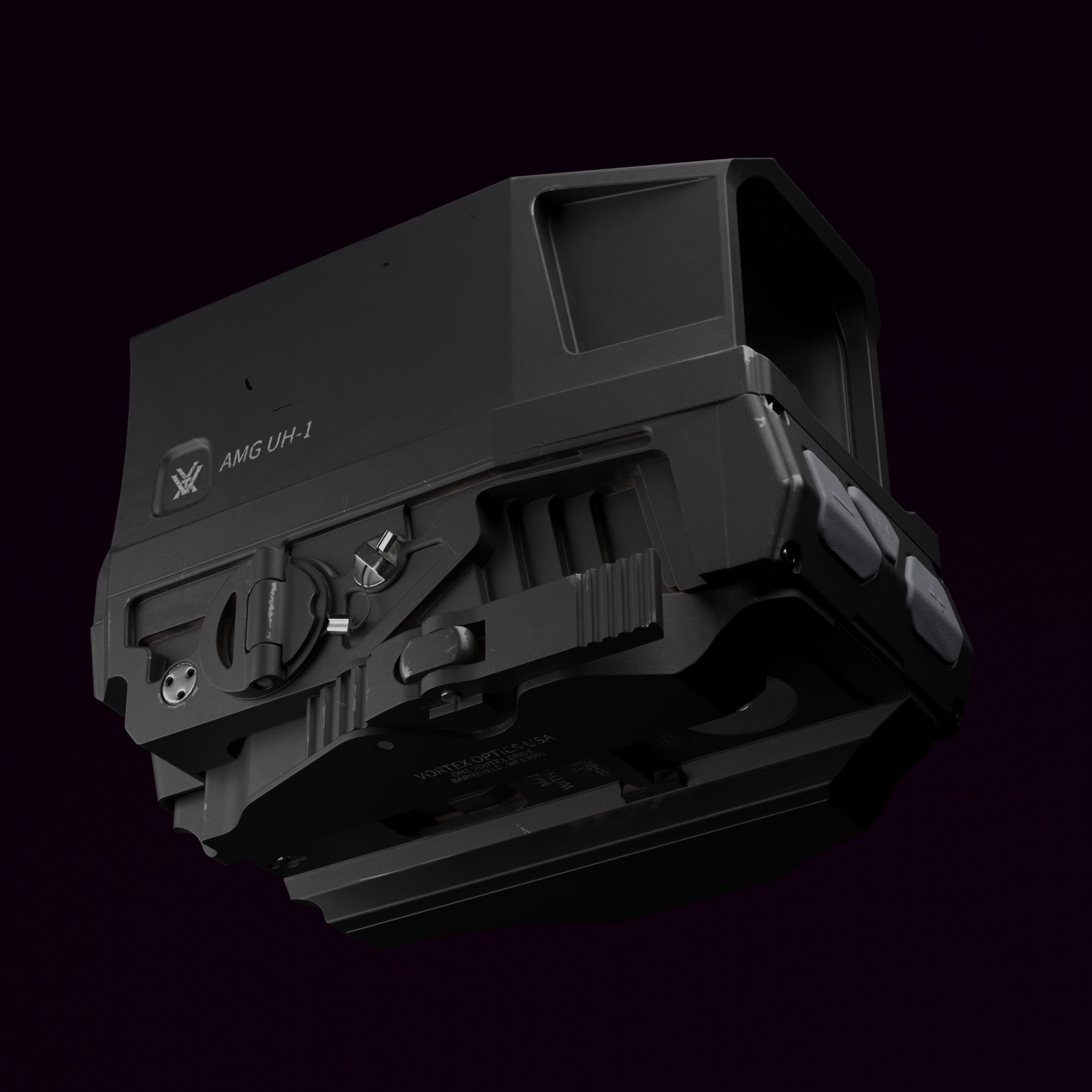 Vortex AMG UH-1 Low-poly 3D model_3