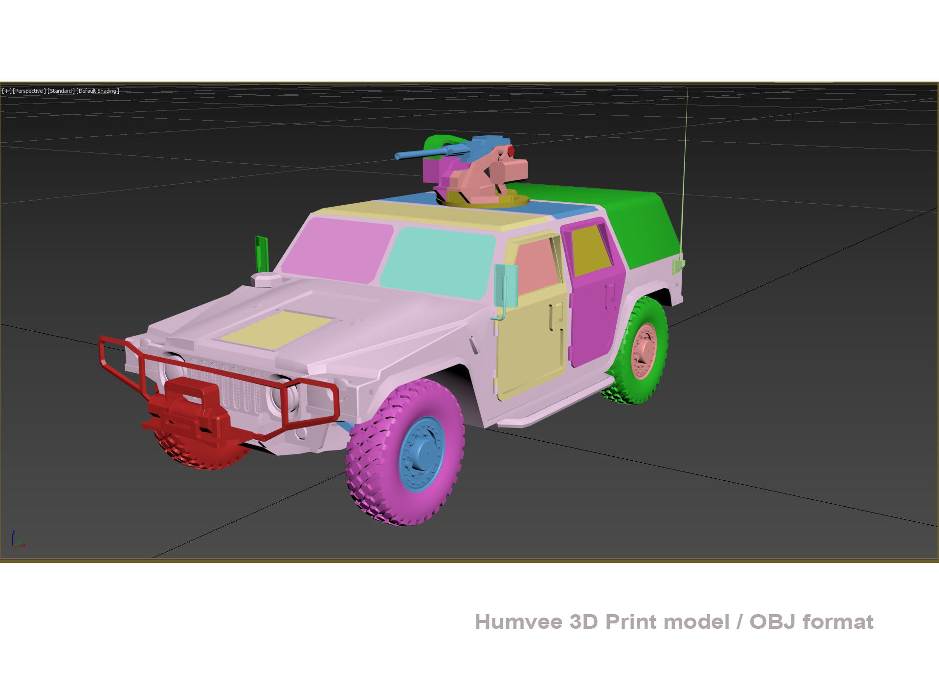 Humvee  3D print model_17
