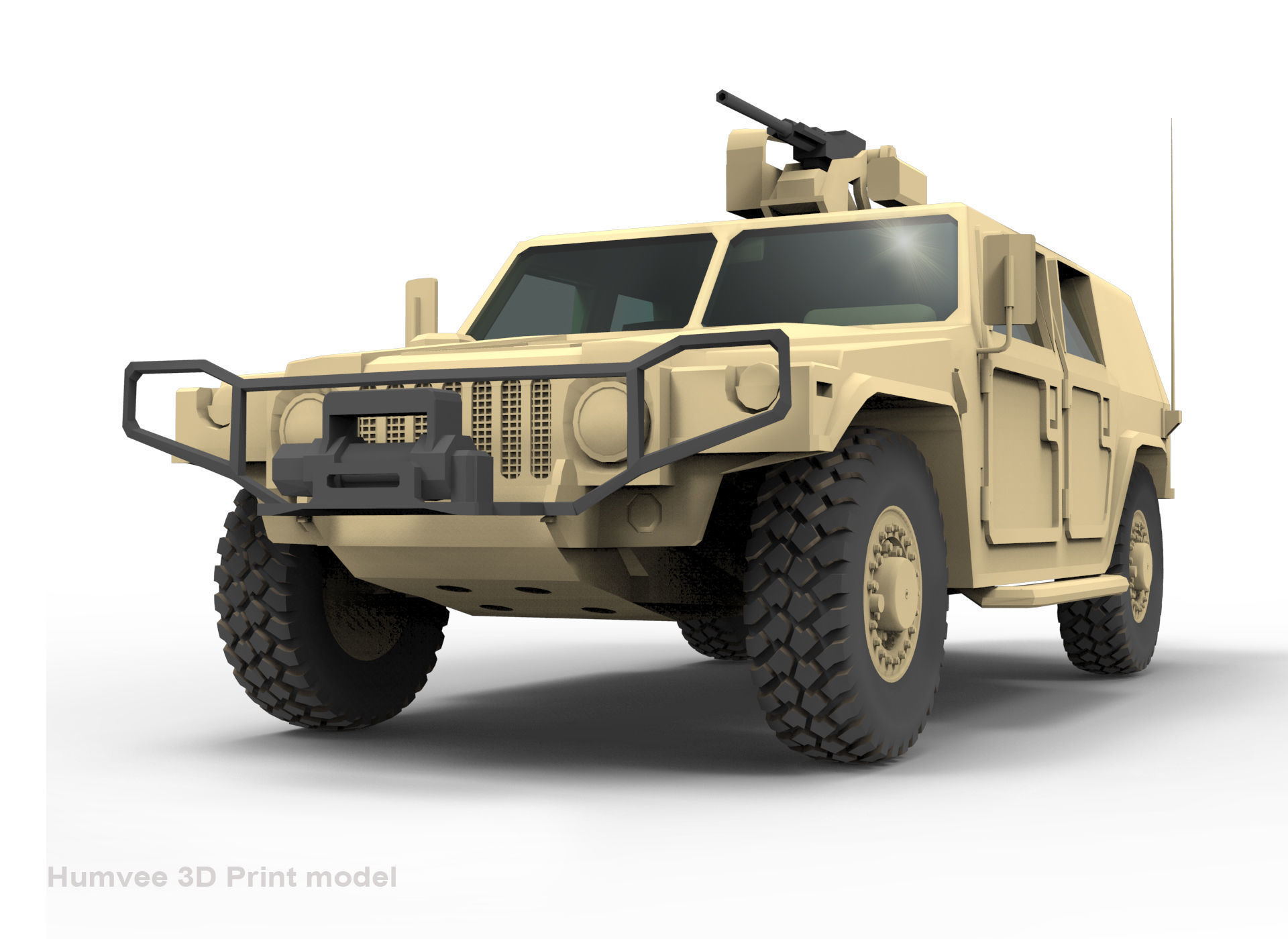 Humvee  3D print model_4