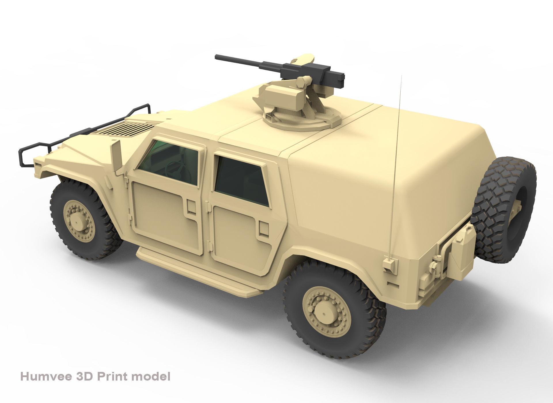Humvee  3D print model_3