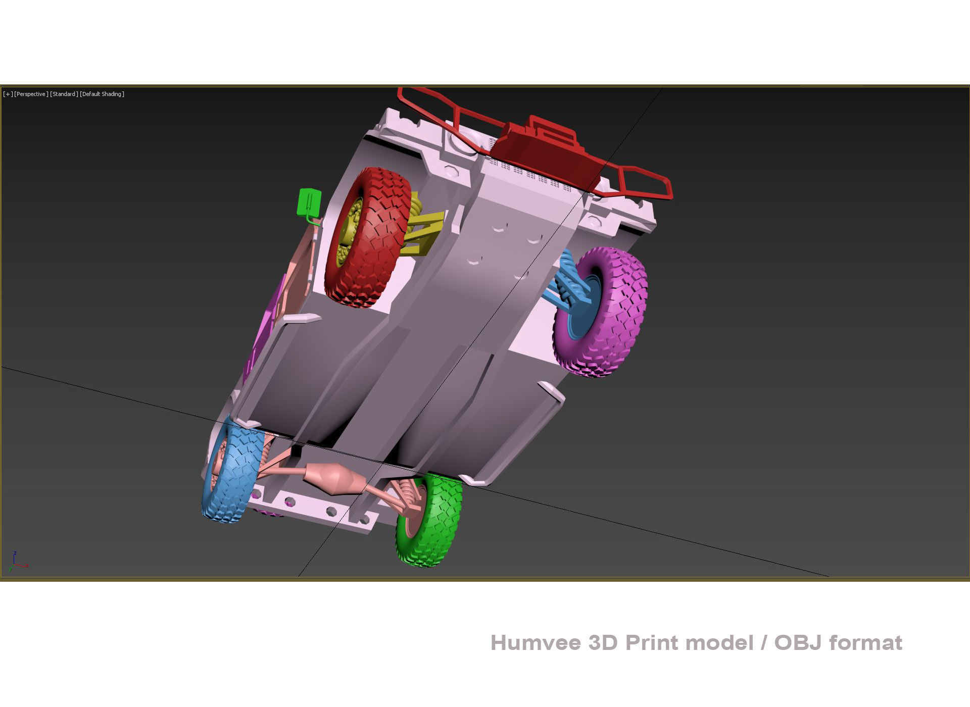 Humvee  3D print model_16