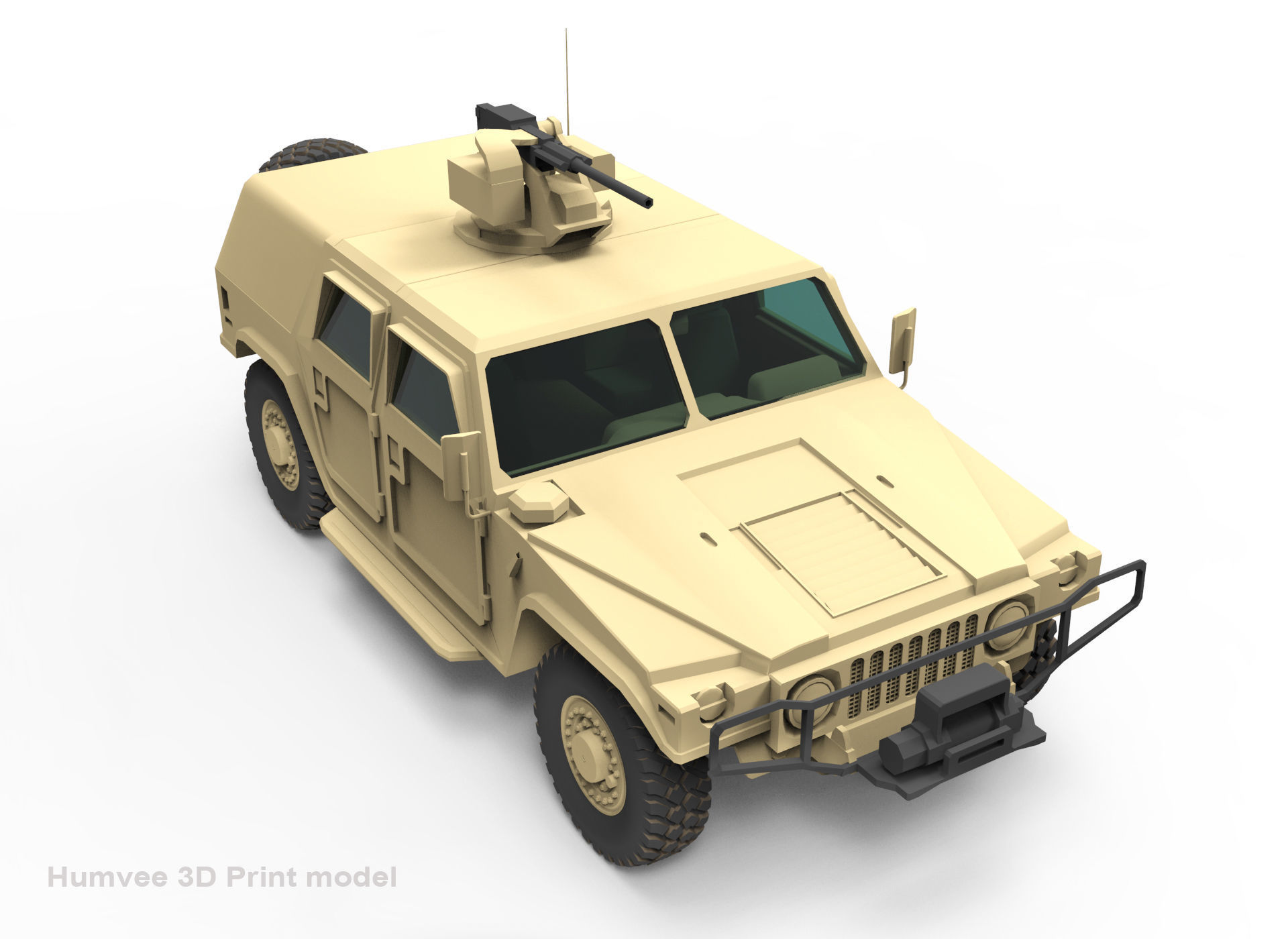 Humvee  3D print model_5