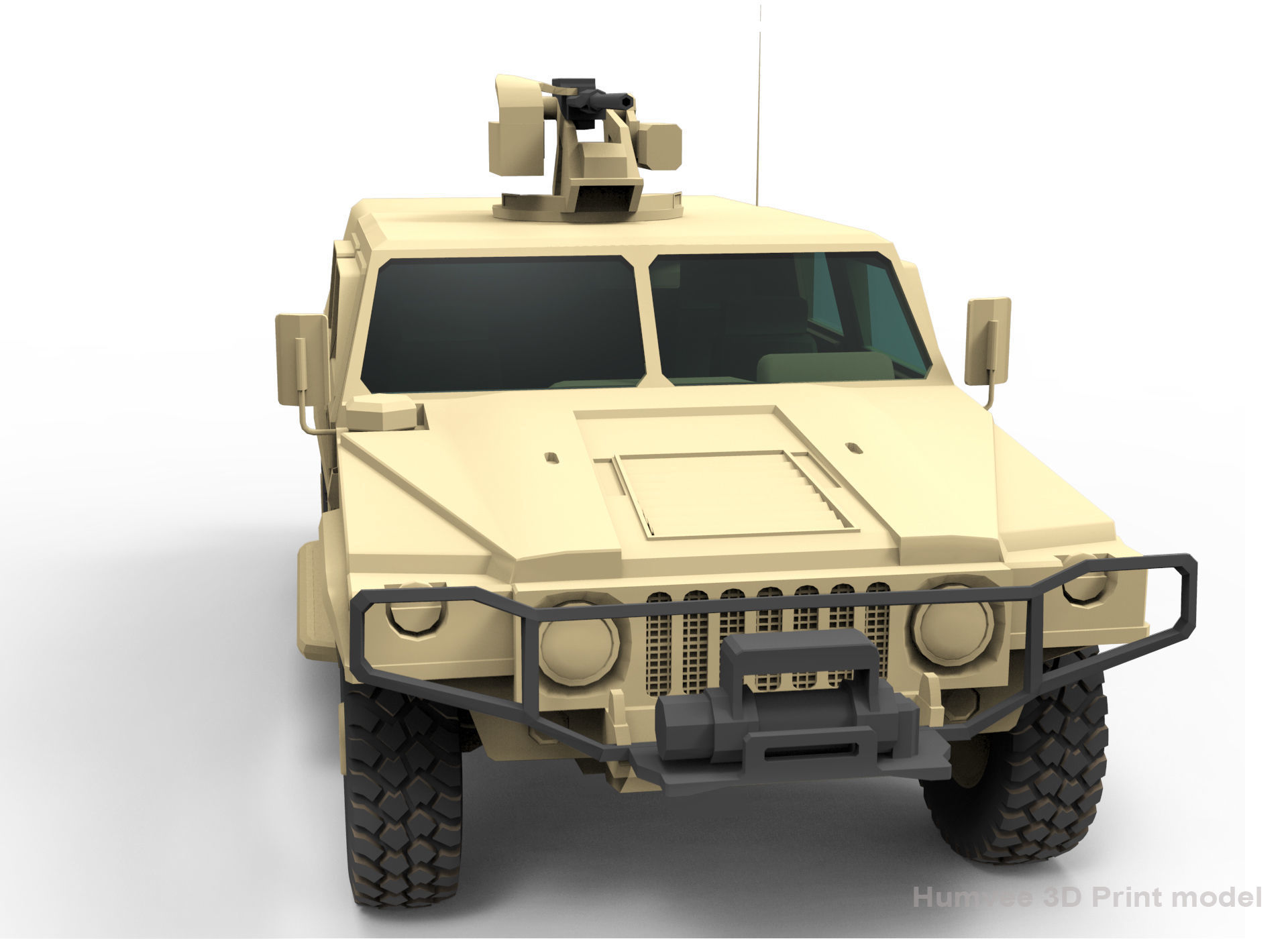 Humvee  3D print model_7