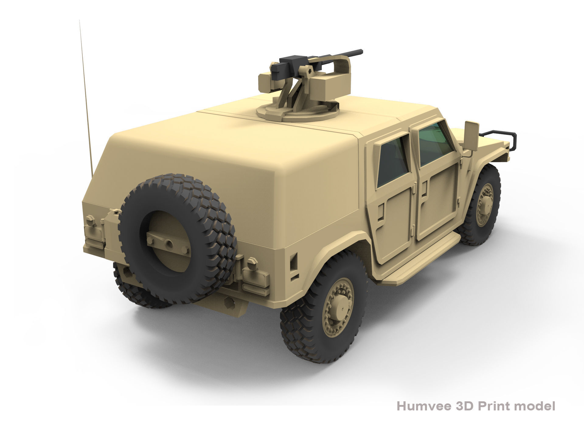 Humvee  3D print model_8